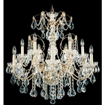 Century 12 Light Chandelier in Silver by Schonbek
