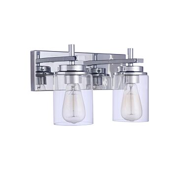 Reeves Two Light Vanity in Chrome by Craftmade