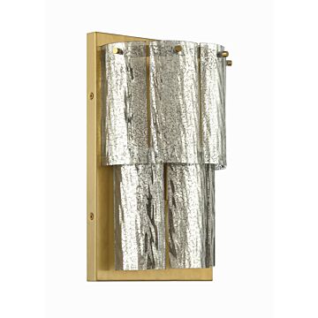 Museo Two Light Wall Sconce in Satin Brass by Craftmade
