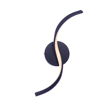 Pulse LED Wall Sconce in Flat Black by Craftmade