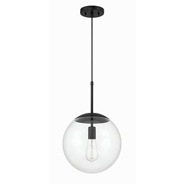 Gaze One Light Pendant in Flat Black by Craftmade