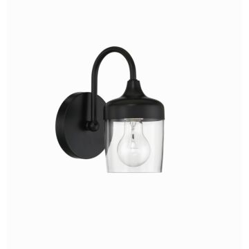 Wrenn One Light Wall Sconce in Flat Black by Craftmade