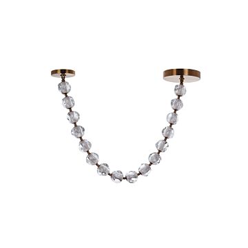 Jackie LED Pendant in Satin Brass by Craftmade