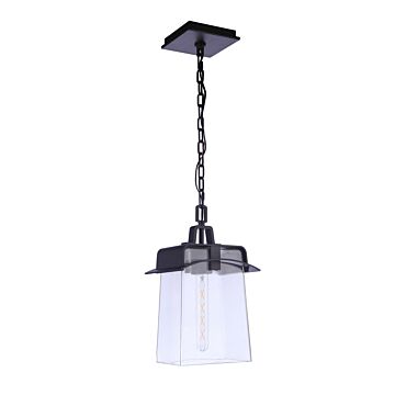 Smithy One Light Outdoor Pendant in Aged Bronze Brushed by Craftmade