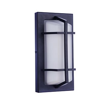 Bulkhead Rectangular One Light Outdoor Bulkhead in Textured Black by Craftmade