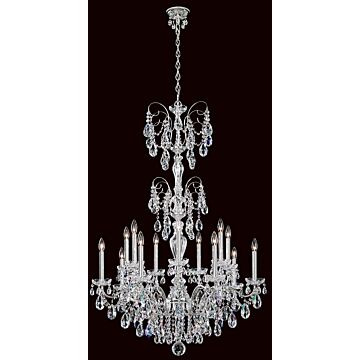 Sonatina 14 Light Chandelier in Black Pearl by Schonbek