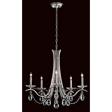 Vesca Five Light Chandelier in Black by Schonbek