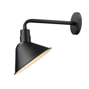 Fuller 1-Light Wall Sconce in Matte Black