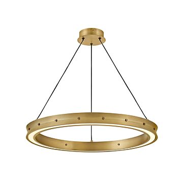 Althea LED Chandelier in Lacquered Brass