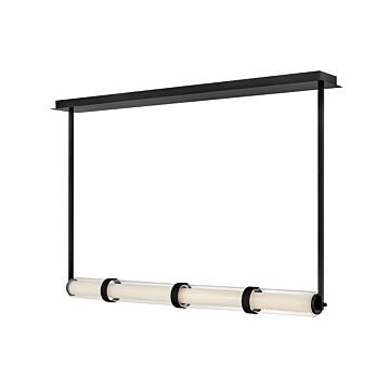 Cy LED Linear Pendant in Black