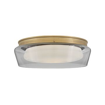 Demi LED Flush Mount in Heritage Brass