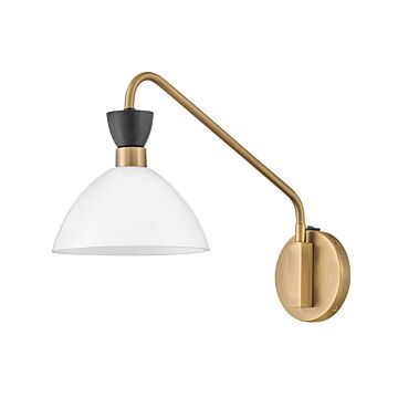 Simon 1-Light LED Wall Sconce in Black