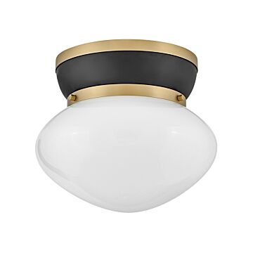 Lucy 1-Light LED Flush Mount in Black