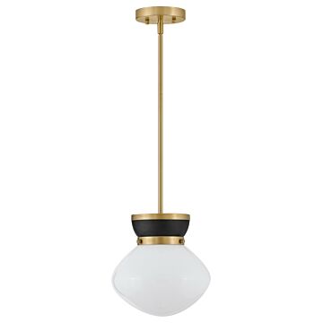 Lucy 1-Light LED Pendant in Black