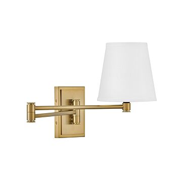 Beale 1-Light LED Wall Sconce in Lacquered Brass