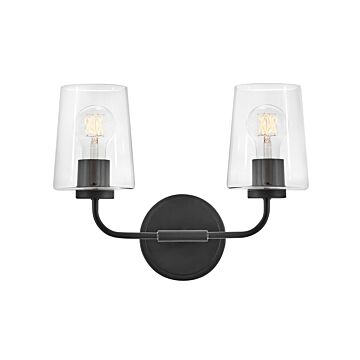 Kline 3-Light LED Bathroom Vanity Light in Black