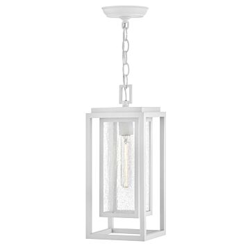 Republic 1-Light LED Hanging Lantern in Textured White
