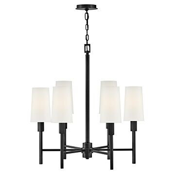 Fenwick 6-Light LED Chandelier in Black
