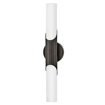 Grace LED Bathroom Vanity Light in Textured Black Oxide