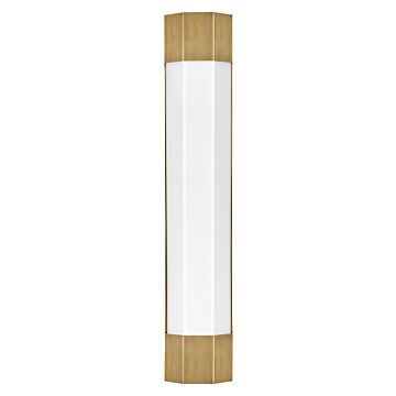 Facet LED Wall Sconce in Heritage Brass