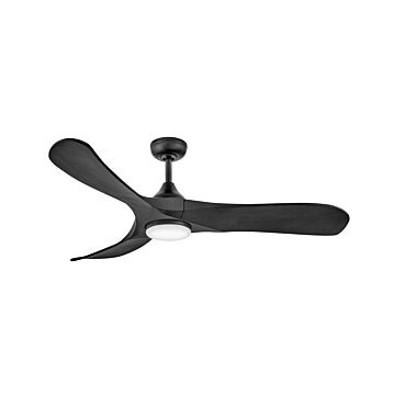 Swell Illuminated 56" LED Smart Fan in Matte Black