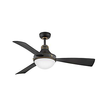 Oliver 50" LED Smart Fan in Matte Black