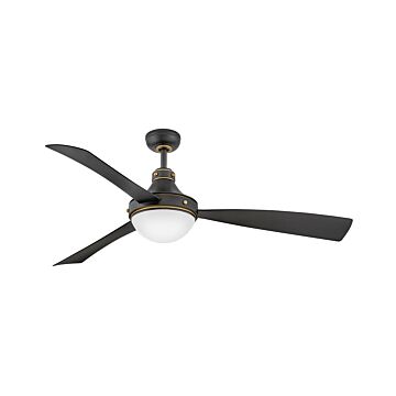 Oliver 62" LED Smart Fan in Matte Black