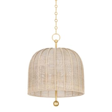 Lonnie Four Light Pendant in Vintage Gold Leaf by Troy Lighting