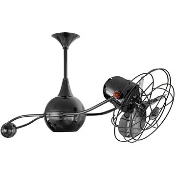 Brisa 2000 3-Speed AC 39" Ceiling Fan in Black Nickel with Black Nickel blades