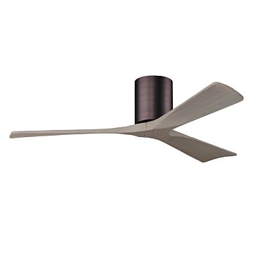 Irene-3H 52" Ceiling Fan in Brushed Brass by Matthews Fan Company