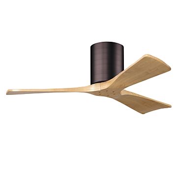 Irene-3H 42" Ceiling Fan in Brushed Brass by Matthews Fan Company