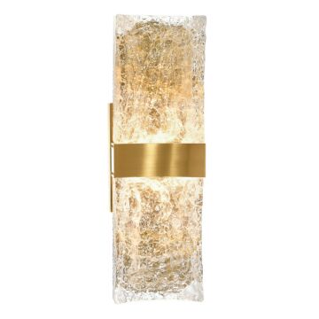 Lava LED Wall Sconce in Brass by CWI Lighting