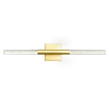 Dragonswatch LED Vanity in Satin Gold by CWI Lighting