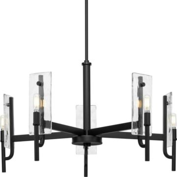 Rivera 5-Light Chandelier in Matte Black