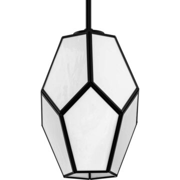 Latham 1-Light Pendant in Matte Black