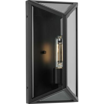 Bristol 1-Light Outdoor Wall Lantern in Matte Black