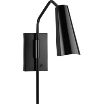 Cornett 1-Light Wall Bracket in Matte Black
