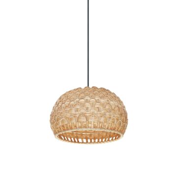 Tahiti One Light Pendant in Black by Maxim