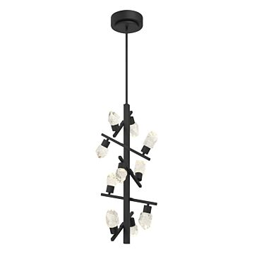 Kosmyc LED Foyer Pendant in Sand Coal by George Kovacs