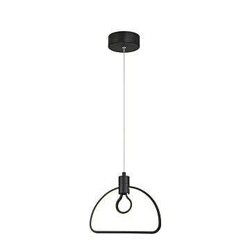 Edison'S Outline LED Pendant in Coal by George Kovacs