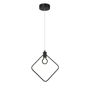 Edison'S Outline LED Pendant in Coal by George Kovacs