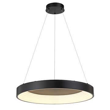Conc LED Pendant in Coal by George Kovacs