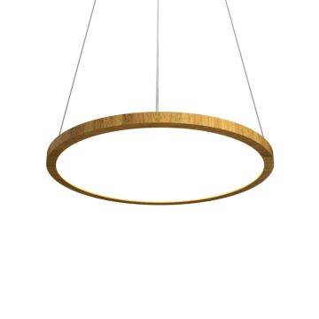 Naia LED Pendant in Louro Freijo