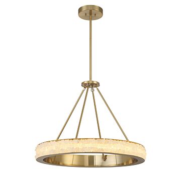 Divinely LED Chandelier in Celeste Brass by MinkaLavery