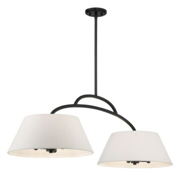 Headington Six Light Island Pendant in Coal by MinkaLavery