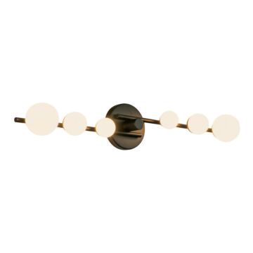 Juniper LED Vanity in BlackOpal Glass by Kuzco Lighting