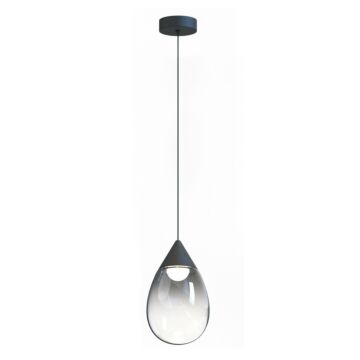 Dewdrop LED Pendant in Black by ET2