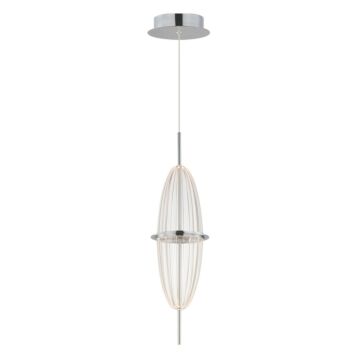 Quasar LED Pendant in Polished Chrome by ET2