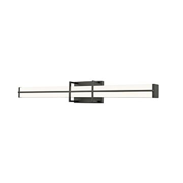 Harrison LED Bathroom Vanity Light in Matte Black by Z-Lite