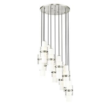 Cayden  Chandelier in Brushed Nickel by Z-Lite